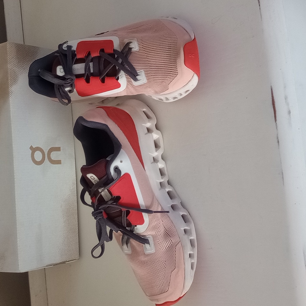 On Running Women's Sneakers in Pink and Red